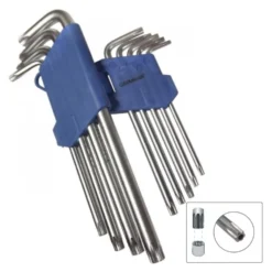 GERMANIA® T-Profil TX Winkelschlüssel Satz 9 teilig T10-50