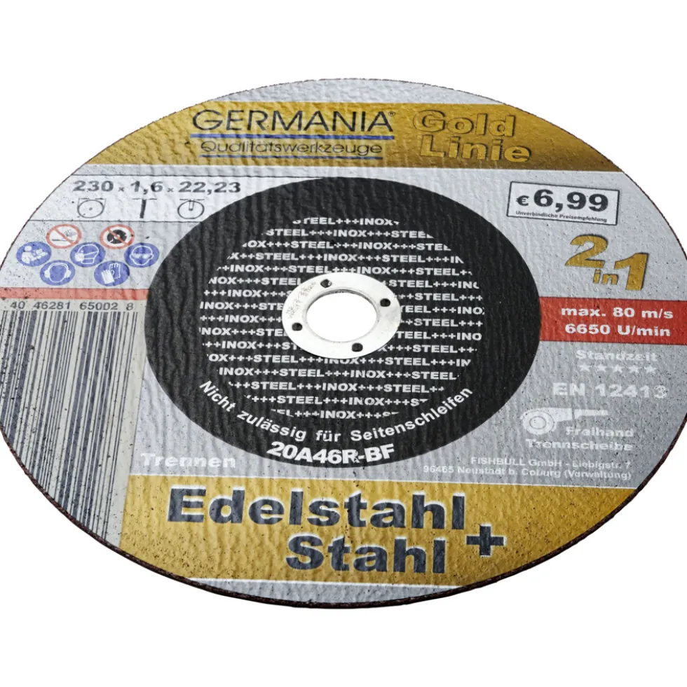 GERMANIA® Trennscheibe 230 x 1,6 mm INOX