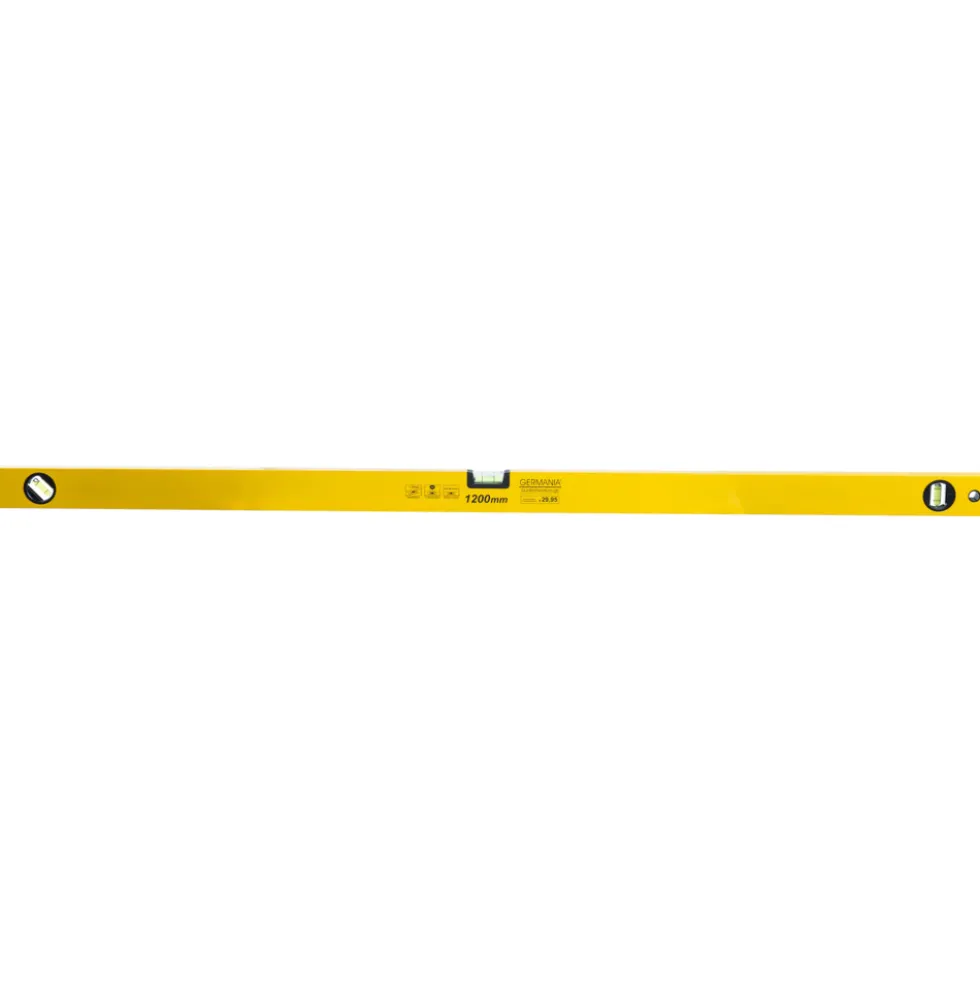 GERMANIA® Wasserwaage gelb 120 cm Aluminium