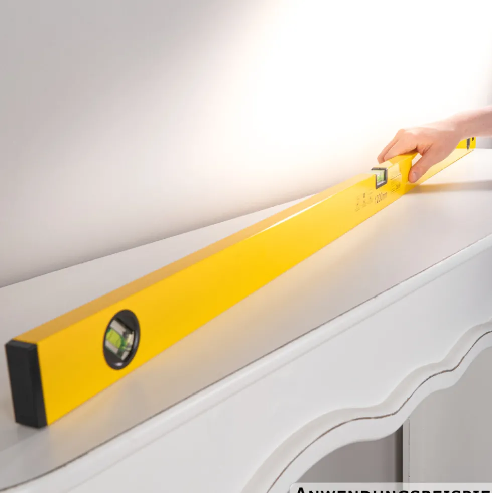 GERMANIA® Wasserwaage gelb 120 cm Aluminium