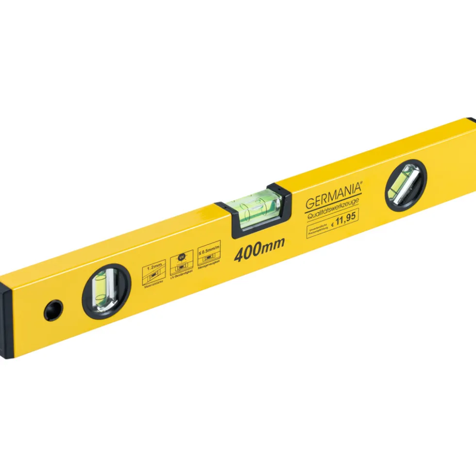 GERMANIA® Wasserwaage gelb 40 cm Aluminium