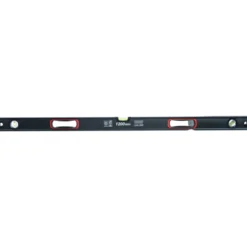 GERMANIA® Wasserwaage schwarz 120 cm Aluminium