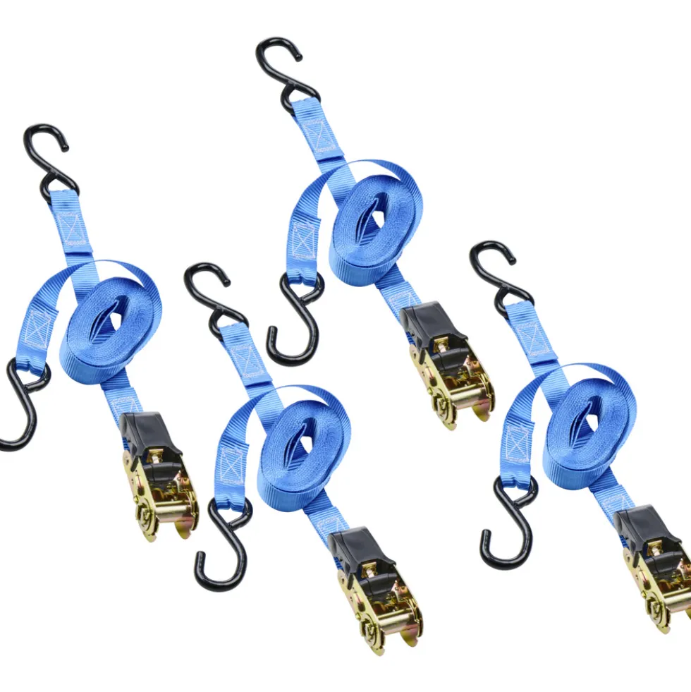 GERMANIA® Zurrgurt-Set 250 kg 5m/25mm 4 Stück