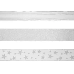 Geschenkband Premium Silber, 2 m x 40 mm