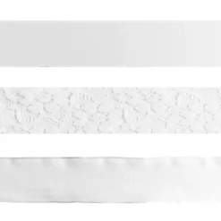 Geschenkband Premium weiß, 2 m x 40 mm