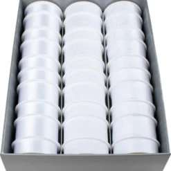 Geschenkband Premium weiß, 2 m x 40 mm