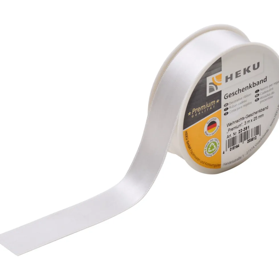 Geschenkband Weihnachten, 3 m x 25 mm