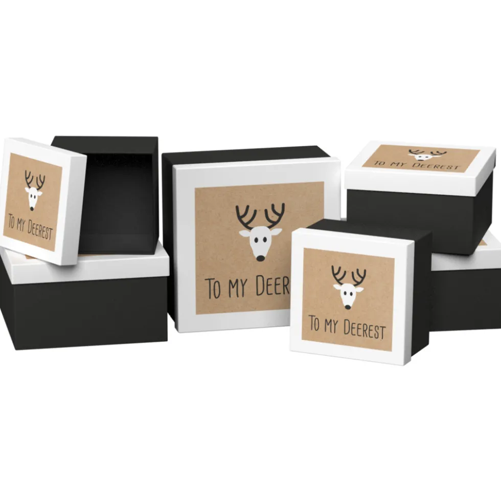 Geschenkboxen-Set Trend 6-teilig