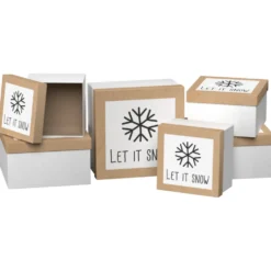 Geschenkboxen-Set Trend 6-teilig