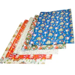Geschenkpapier Classic, 300 x 100 cm, Weihnachtsmotive