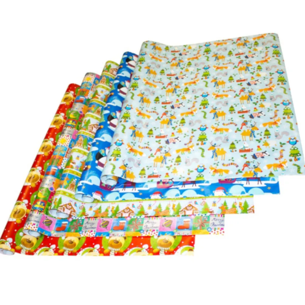 Geschenkpapier Kinder Weihnachten, 200 x 70 cm