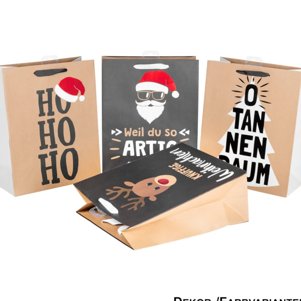 Geschenktasche Premium groß in verschiedenen Weihnachtsmotiven