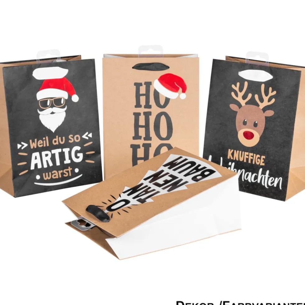 Geschenktasche ''Premium medium Xmas Nature Trend"