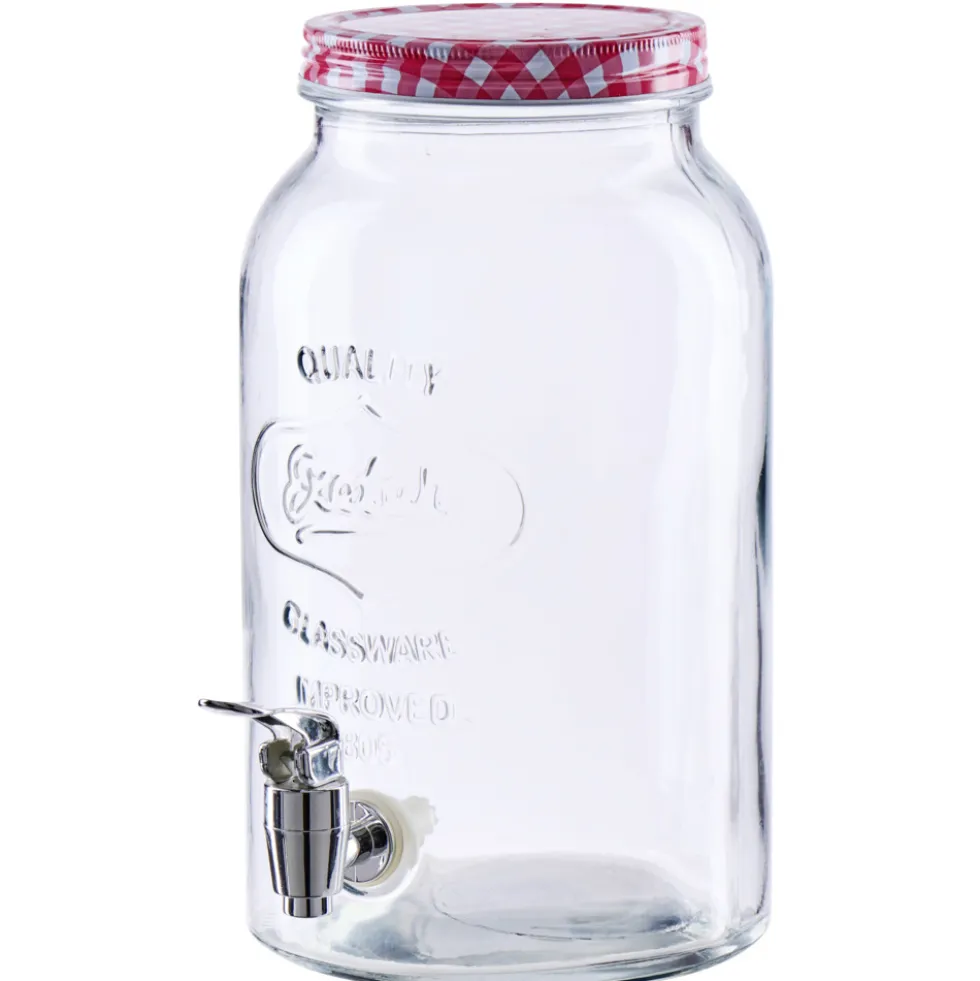 Getränkespender 3,5 Liter mit Hahn und Deckel