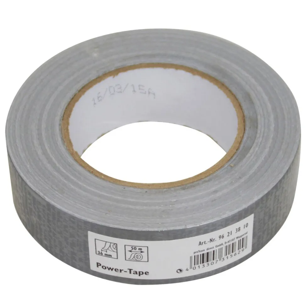 Gewebeband 36 mm x 50 m silber, Reparaturband