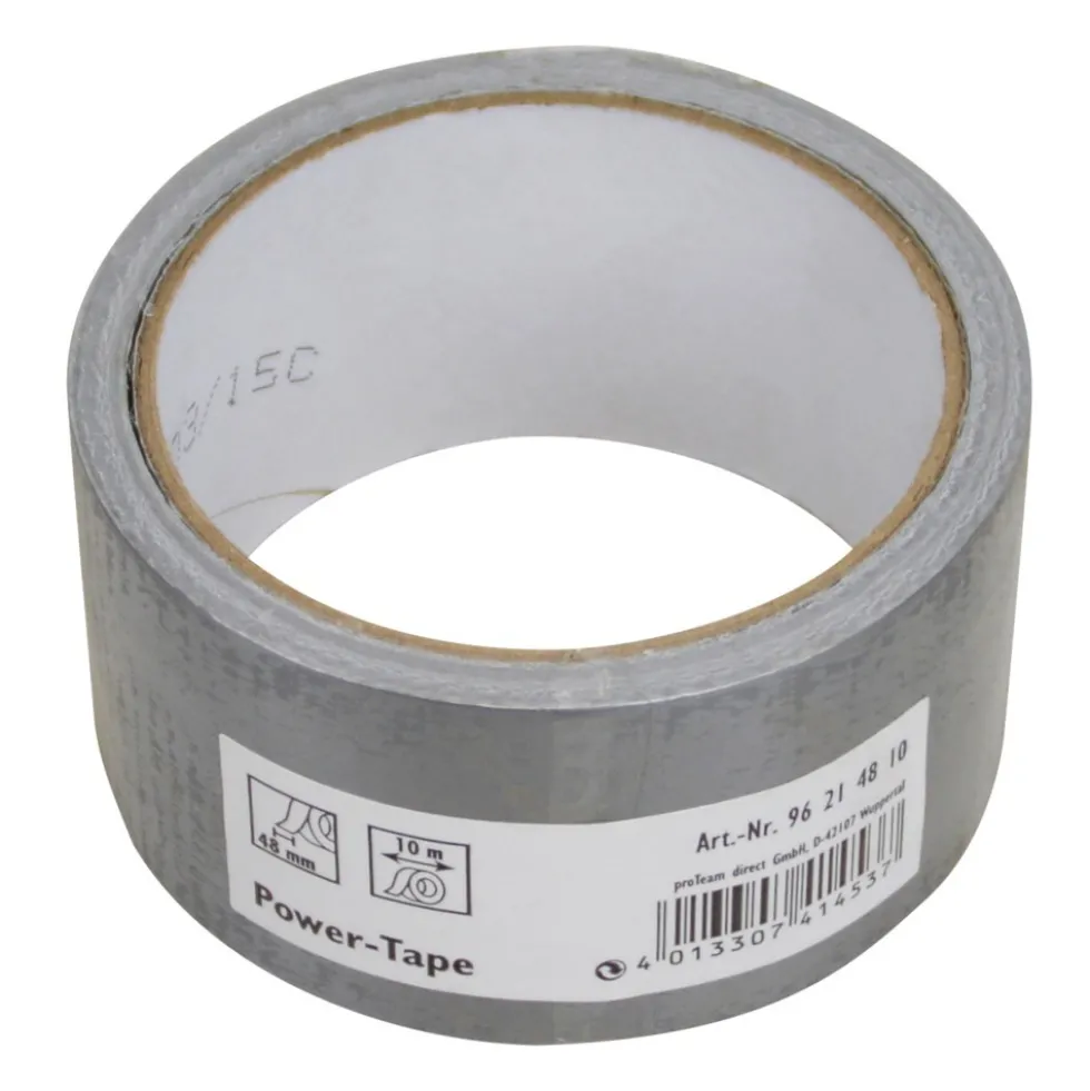 Gewebeband 48 mm x 10 m silber, Reparaturband