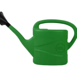 Gießkanne 10 Liter grün aus Kunststoff mit Brause