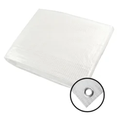 Gittergewebeabdeckplane 1,5 x 1,5 m 150 g/m² transparent