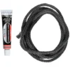 Glasfaser Dichtschnur 6 mm x 2 m und 17 ml Kleber