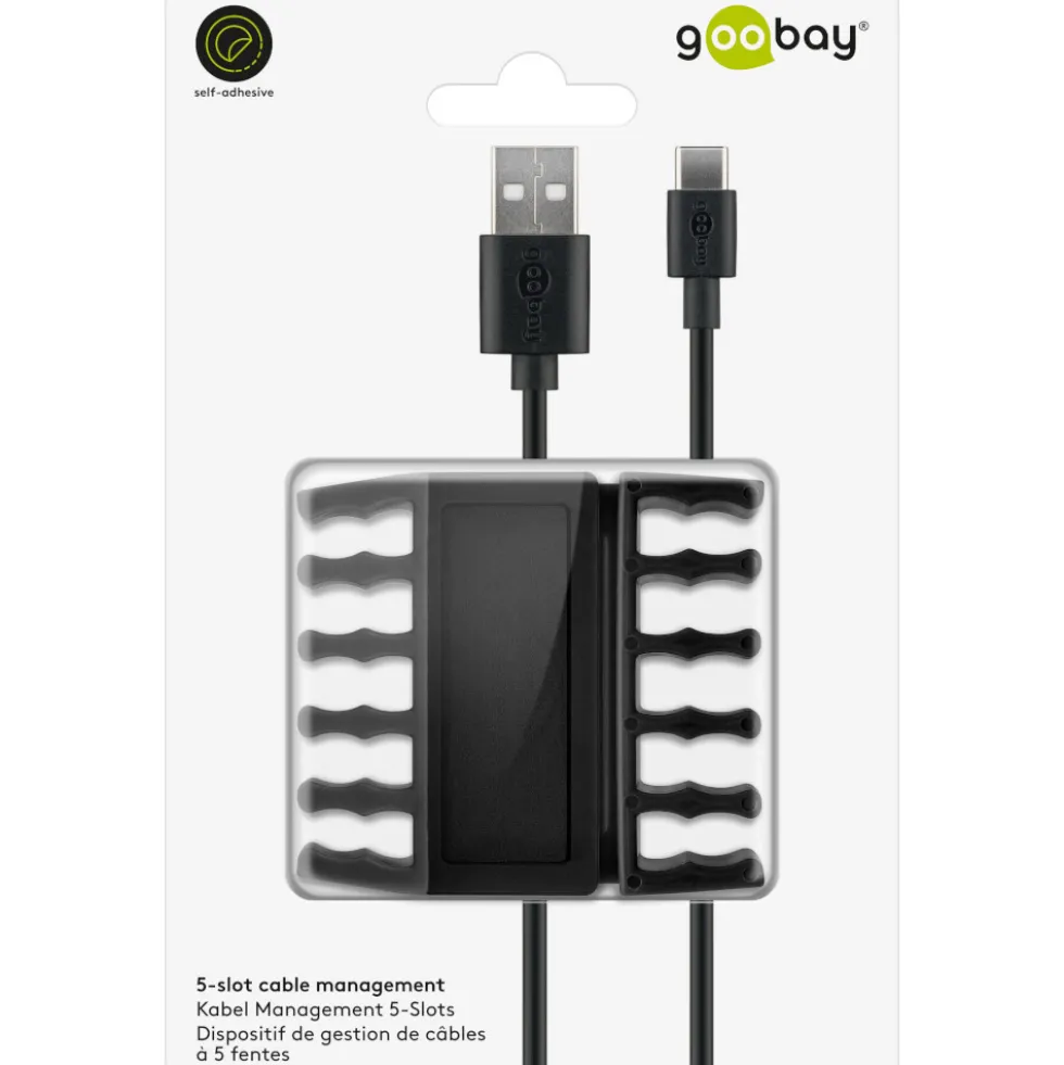 Goobay Kabel Management Kante 2 Stück