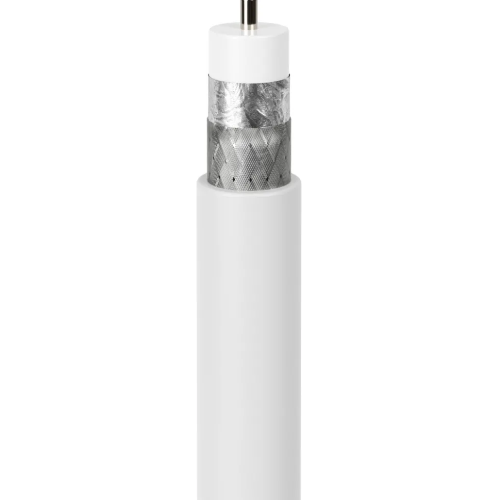 Goobay SAT Koaxial-Kabel, 4-fach geschirmt, 120 db, 20 m