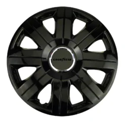 Goodyear Radkappen 14 Zoll, 4 Stück, schwarz Glanz, Flexo