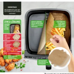 GOURMETmaxx Dauerbackfolien-Set, 2-teilig