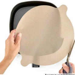 GOURMETmaxx Dauerbackfolien-Set rund, 2-teilig