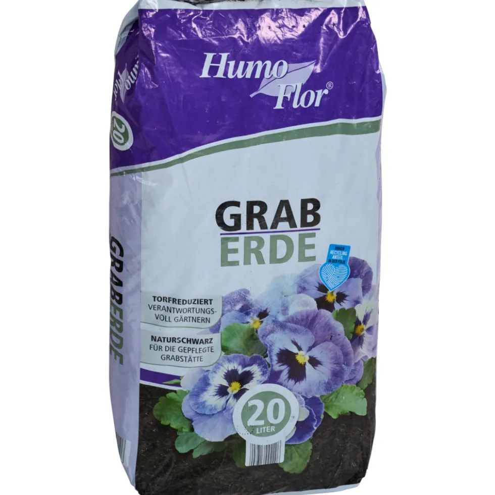 Graberde 20 Liter, torfreduziert, naturschwarz