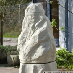 GreenLife Dekor-Regenspeicher ''Hinkelstein'' 230 Liter, sand