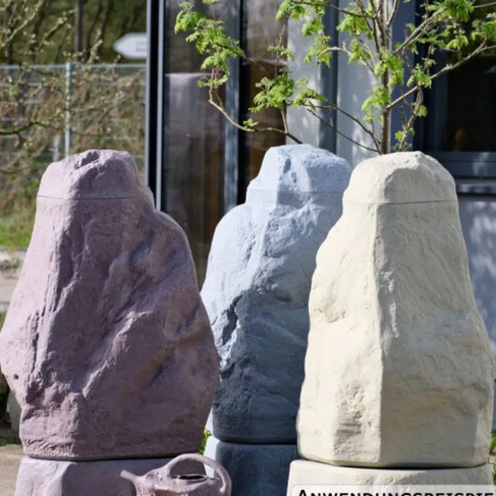 GreenLife Dekor-Regenspeicher ''Hinkelstein'' 230 Liter, sand
