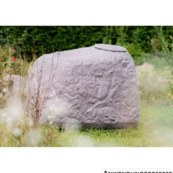 GreenLife Dekor-Regenspeicher ''Findling'' 500 Liter granitrot