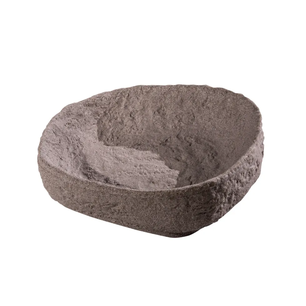 GreenLife Pflanzschale für Regenspeicher ''Hinkelstein'', granitrot