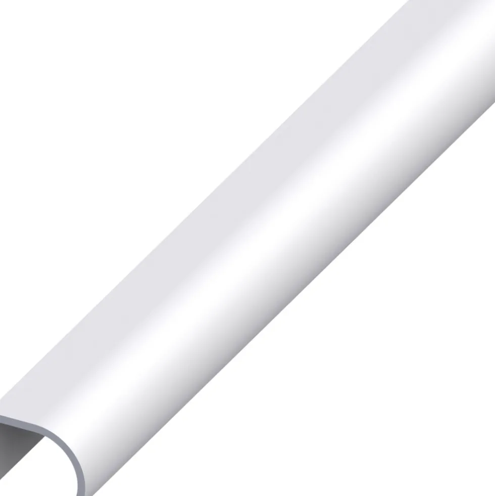 Griff-Profil Aluminium eloxiert 1000 x 25 x 19 mm silberfarben