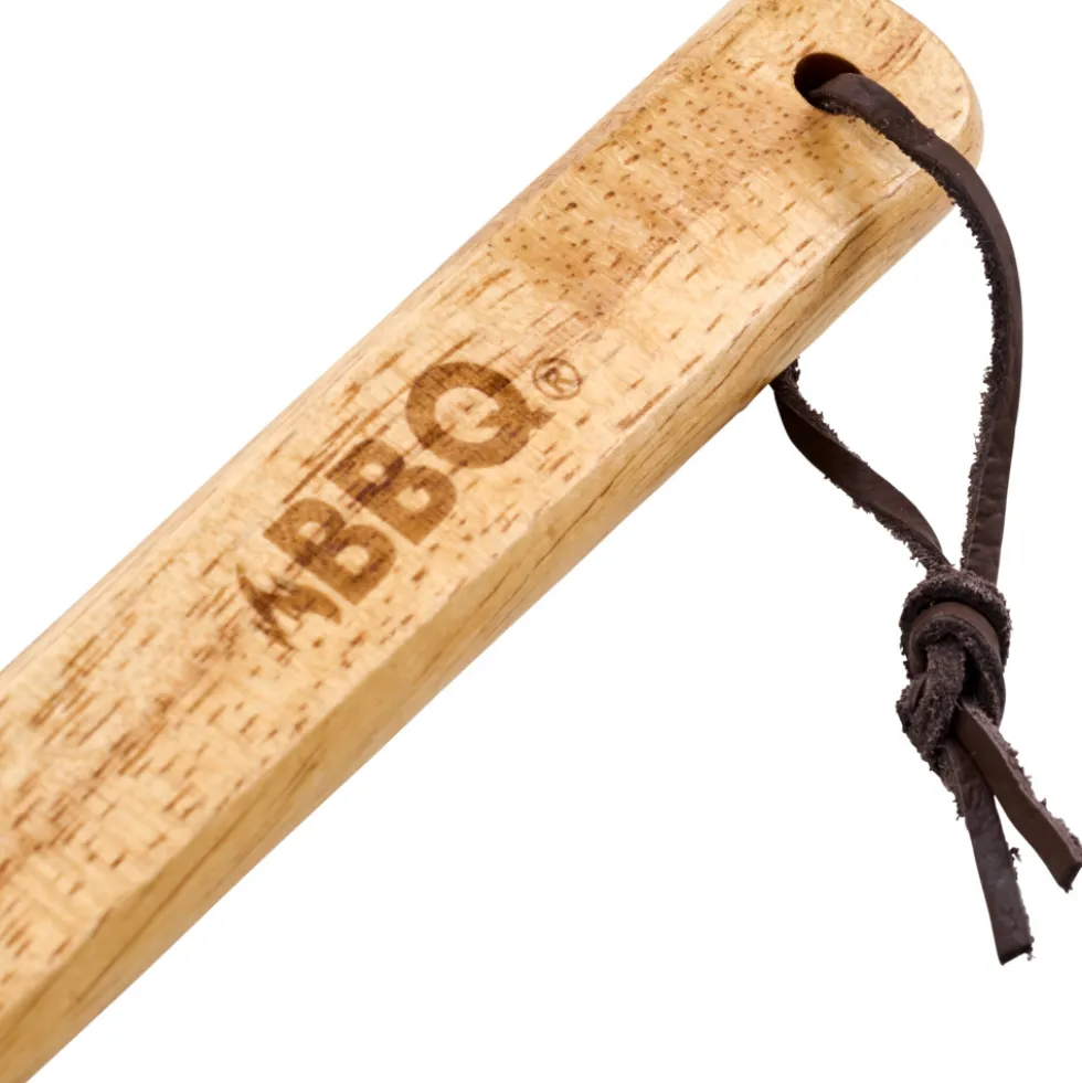 Grillbesteck im 3er Set mit hochwertigen Holzgriffen