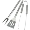 Grillbesteck-Set 3-teilig aus rostfreiem Stahl -B-Ware