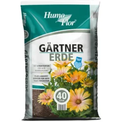 Gärtnererde 40 Liter mit Ton und LZD