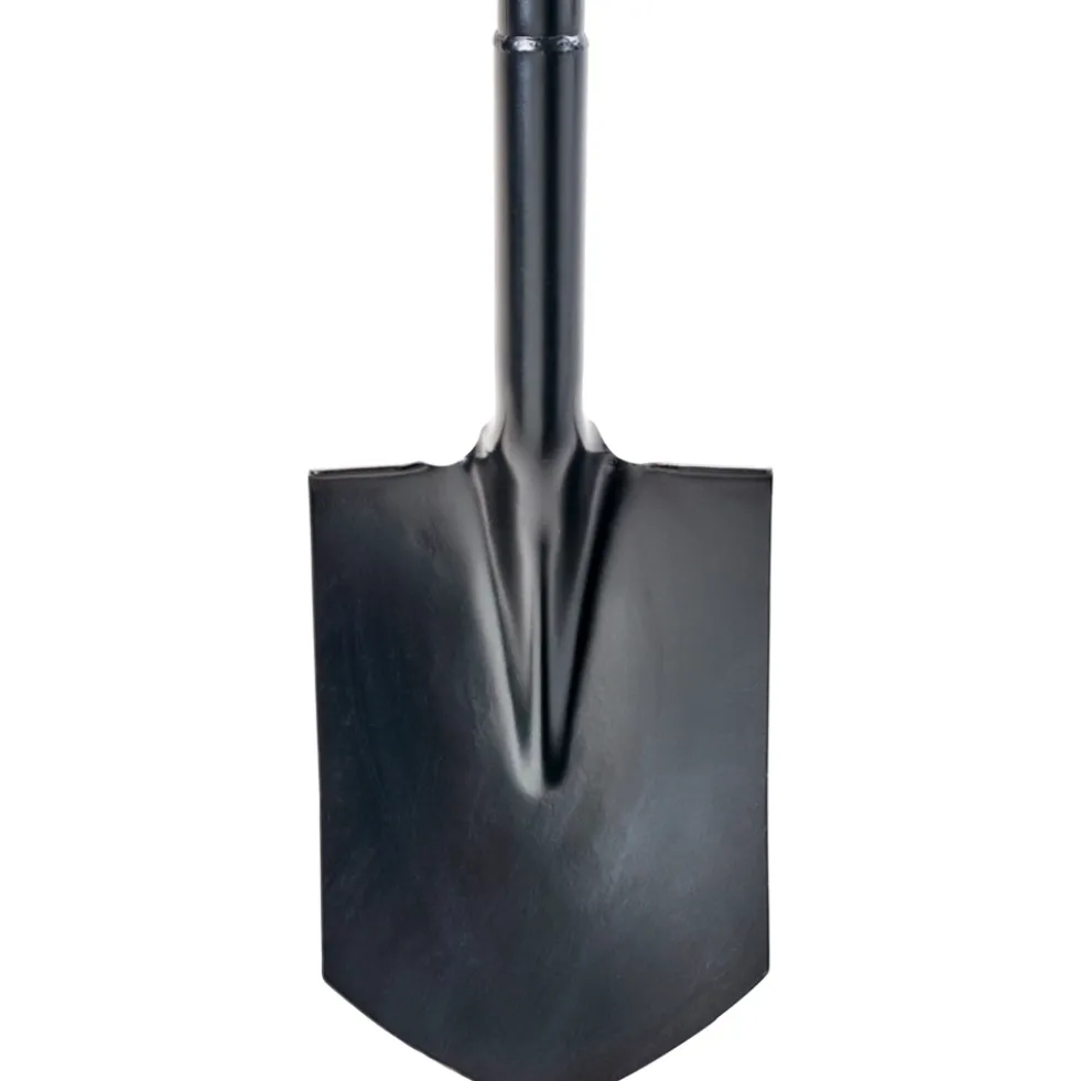 Gärtnerspaten Metall mit D-Griff 117 cm schwarz