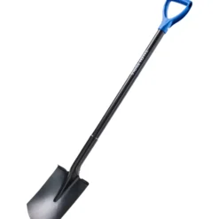 Gärtnerspaten Metall mit D-Griff 117 cm schwarz