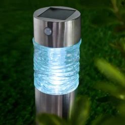 Grundig Solar-LED Leuchte 7,5 x 44,5 cm Bewegungsmelder
