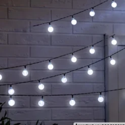 Grundig Solar Lichterkette 15m 100 LEDs warmweiß