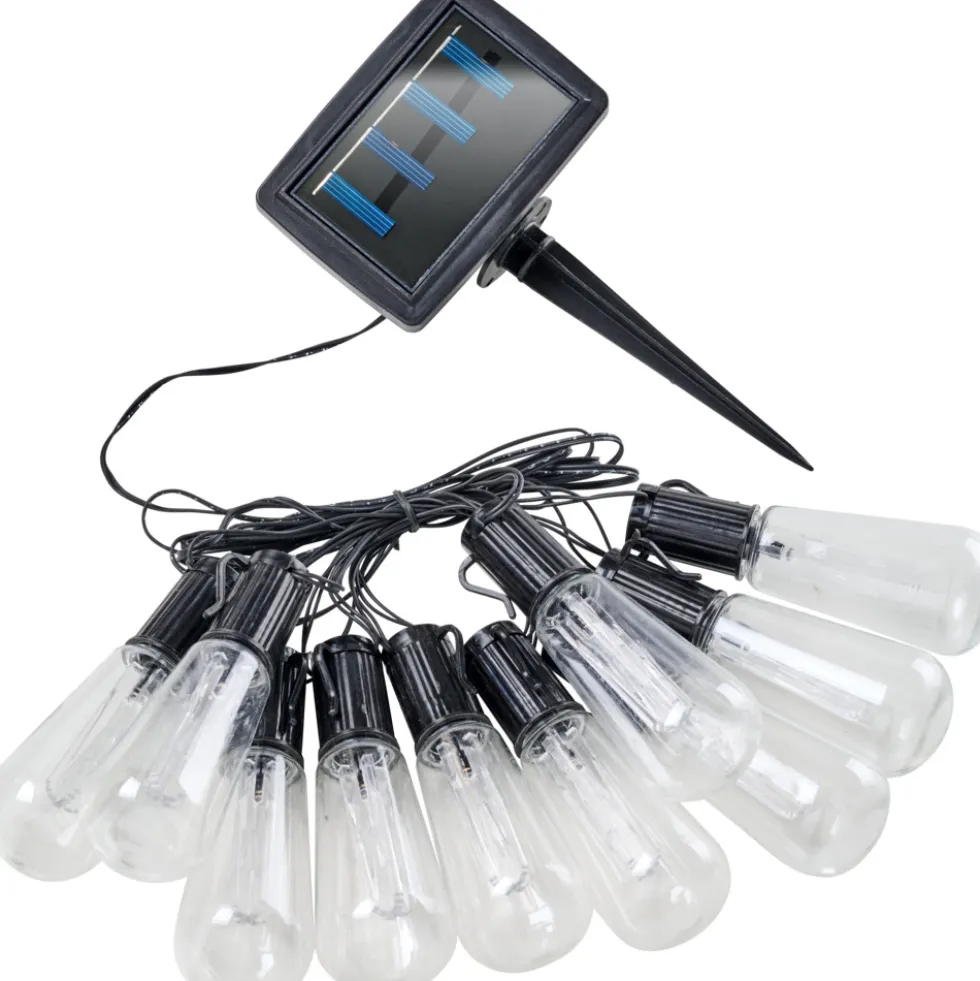 Grundig Solar-Lichterkette mit 10 LEDs