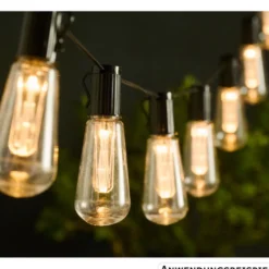Grundig Solar-Lichterkette mit 10 LEDs