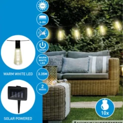 Grundig Solar-Lichterkette mit 10 LEDs