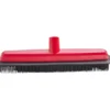 Gummibesen 34 cm mit Wasserschiebekante in schwarz/rot