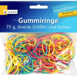 Gummiringe 75 g diverse Größen und Farben