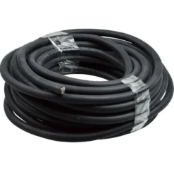 Gummi-Schlauchleitung H05RR-F 3G 3 x 1,5 mm² 10 m rund schwarz