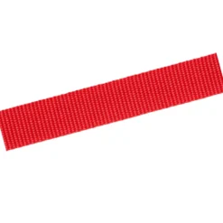 Gurtband 25 mm, Polypropylen, rot, Meterware