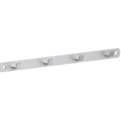 Hakenleiste aus Aluminium mit 4 Haken