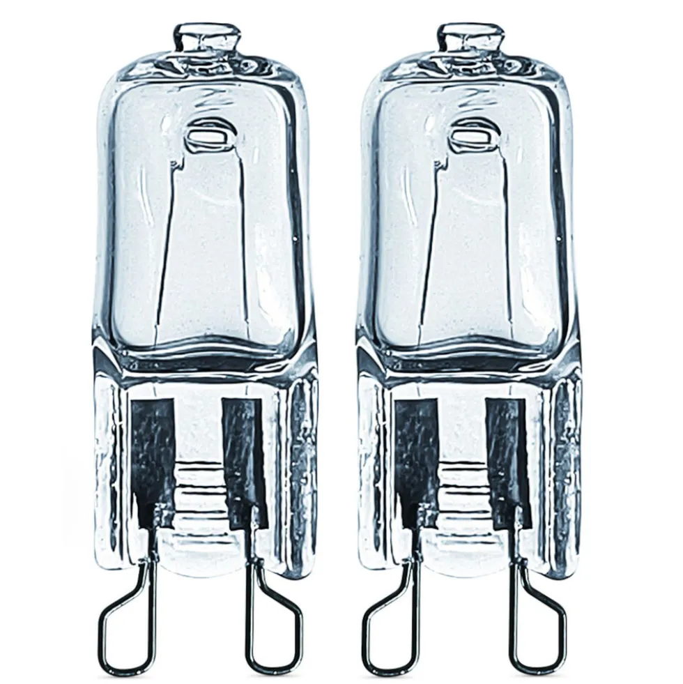 Halogen Backofenlampe 230V 40W G9, 2 Stück